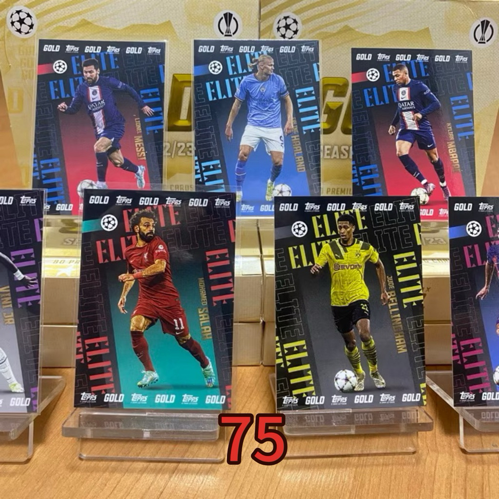 การ์ดสะสมฟุตบอล กล่อง Topps Gold 2022/23 VINI JUDE PEDRI MUSIALA ลิขสิทธิ์แท้