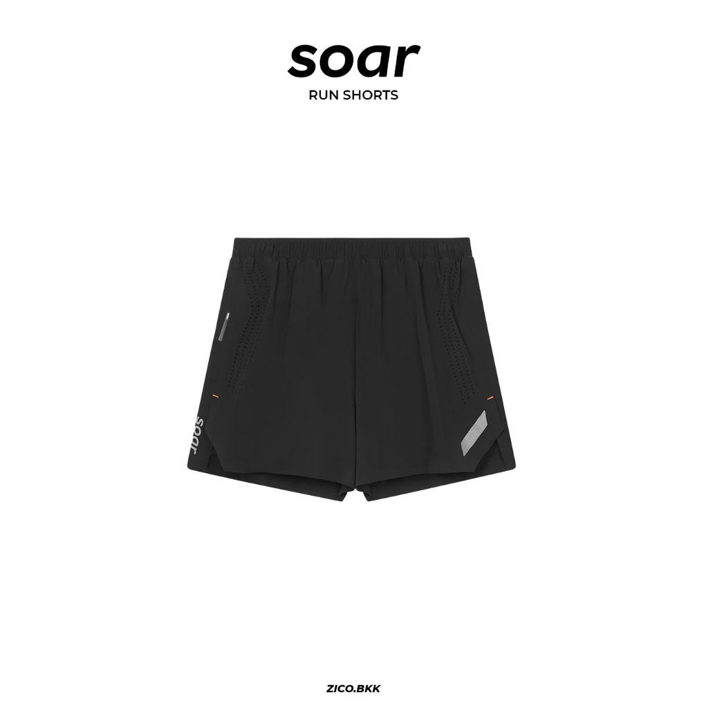 SOAR Men’s Run Shorts – Black