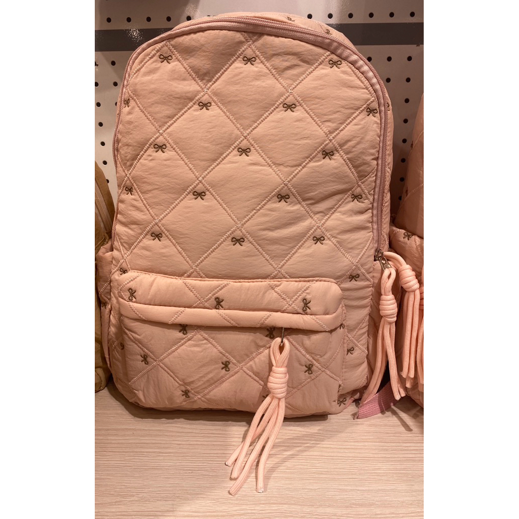 กระเป๋าเป้ลายโบว์ Moshi Moshi ขนาด31*15.5*43 ชม
