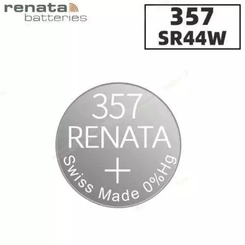 𝗚𝗤 𝘄𝗮𝘁𝗰𝗵 x 𝗥𝗘𝗡𝗔𝗧𝗔 357 / SR44W ถ่านนาฬิกา รีนาต้า สวิส ถ่านกระดุม 0% mecury Watches Battery 1.55V