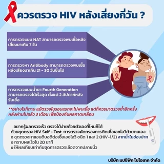 ชุดตรวจ HIV Self Test Kit OraQuick ออราควิก ชุดตรวจเอดส์ ด้วยตนเอง แบบน้ำลาย ประสิทธิภาพภาพสูง ไม่ระบุชื่อสินค้า