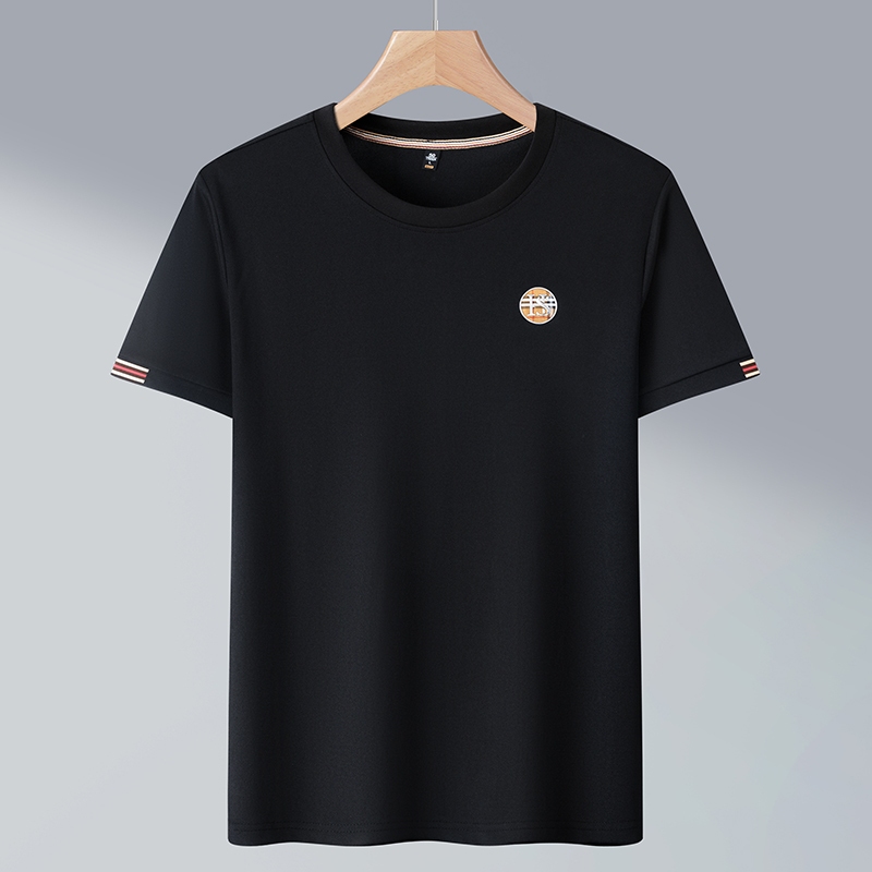 เสื้อยืดคอกลมชาย ผู้ชาย สวมใส่สบาย ไม่หด ไม่ต้องรีด เนื้อผ้านุ่ม ไม่เป็นขุย ใช้งานได้หลากหลาย