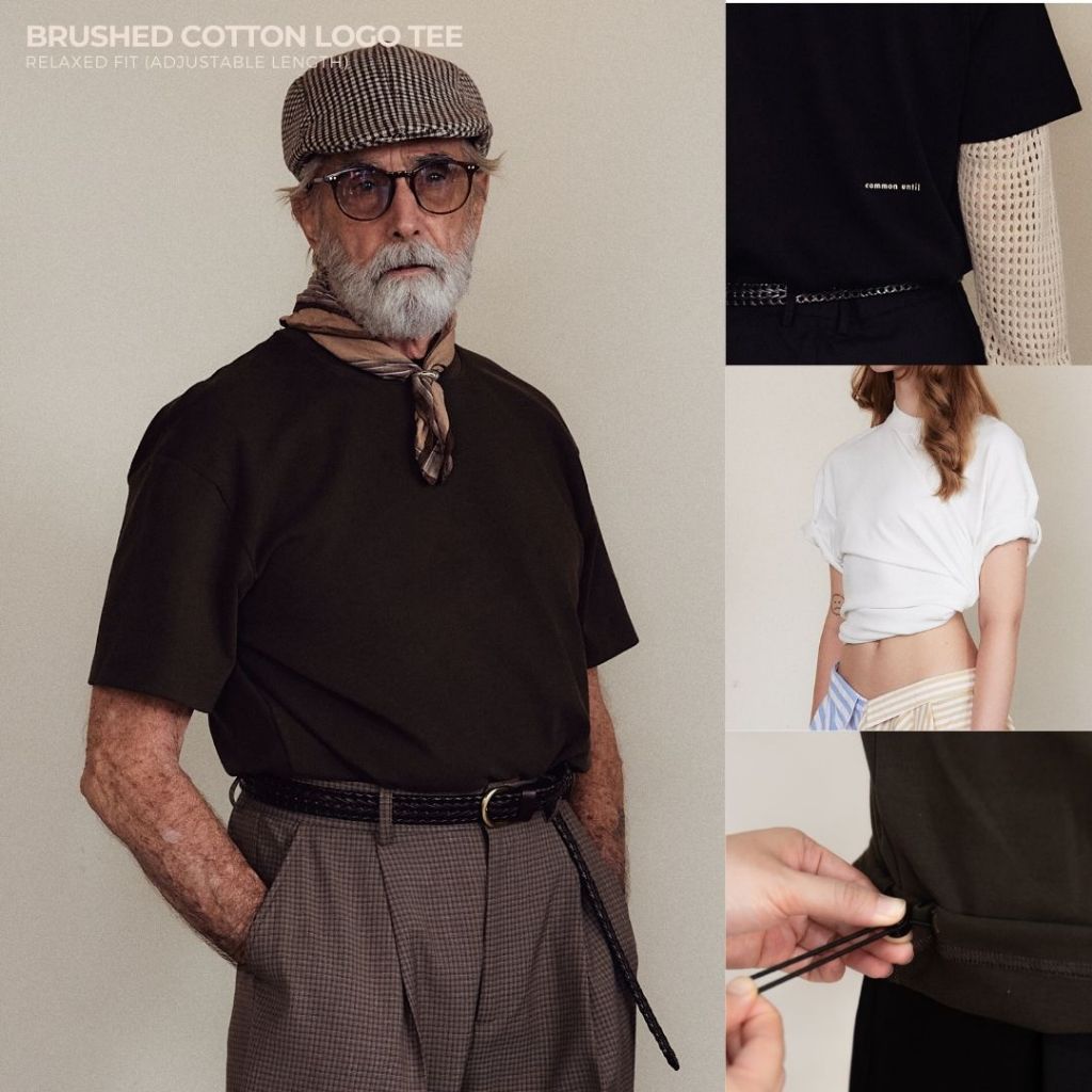 Common Until - Brushed Cotton Logo Tee - เสื้อยืด ผ้านุ่ม ทรงหลวม