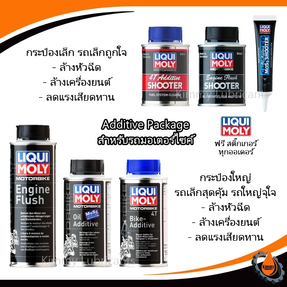 LIQUI MOLY Additive สำหรับรถมอเตอร์ไซค์