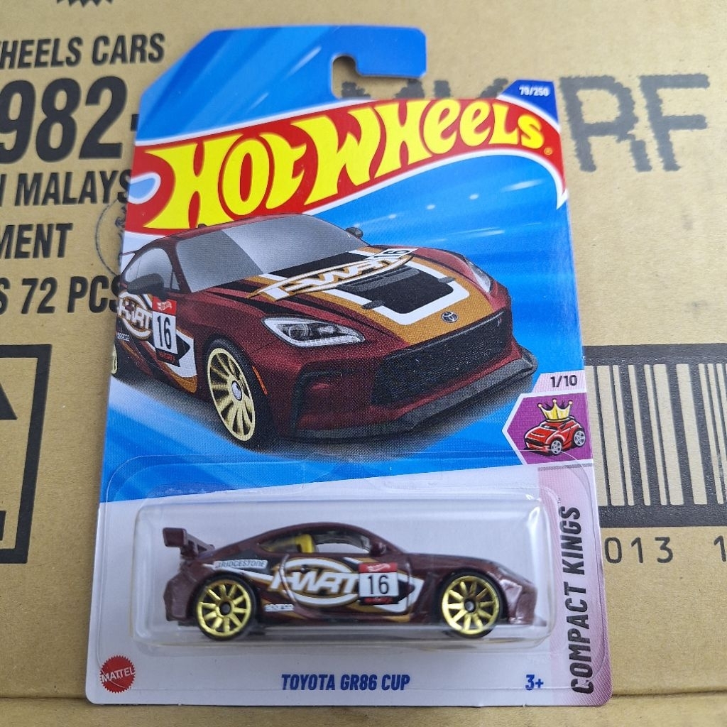 รถเหล็ก Hotwheels TOYOTA GR86 CUP 79/250 (kg01)