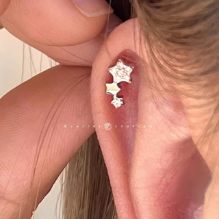 ⭐️ (1 คู่) จิวดาวแถว; จิวดาวมินิ