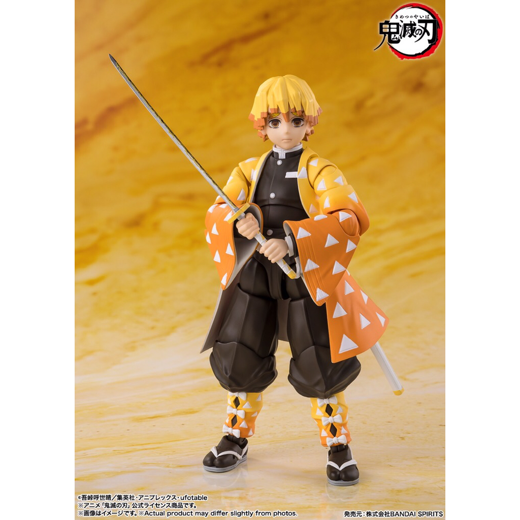 (พร้อมส่ง) SHF S.H.Figuarts Zenitsu Agatsuma : Demon Slayer: Kimetsu no Yaiba