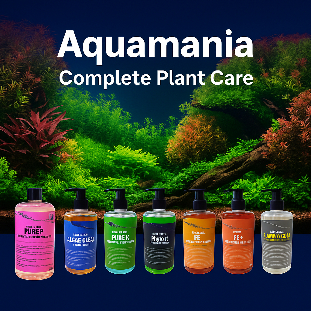 Aquamania ปุ๋ยน้ำขนาด 500ml คาร์บอนน้ำ ปุ๋ยรวม ปุ๋ย K เหล็ก ธาตุรอง Phyto240ml