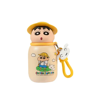 พร้อมส่งในไทย🇹🇭Crayon Shin Chan Mini 330ml ขวดน้ําสแตนเลสทนอุณหภูมิสูงถ้วยน้ําขนาดเล็กน่ารัก