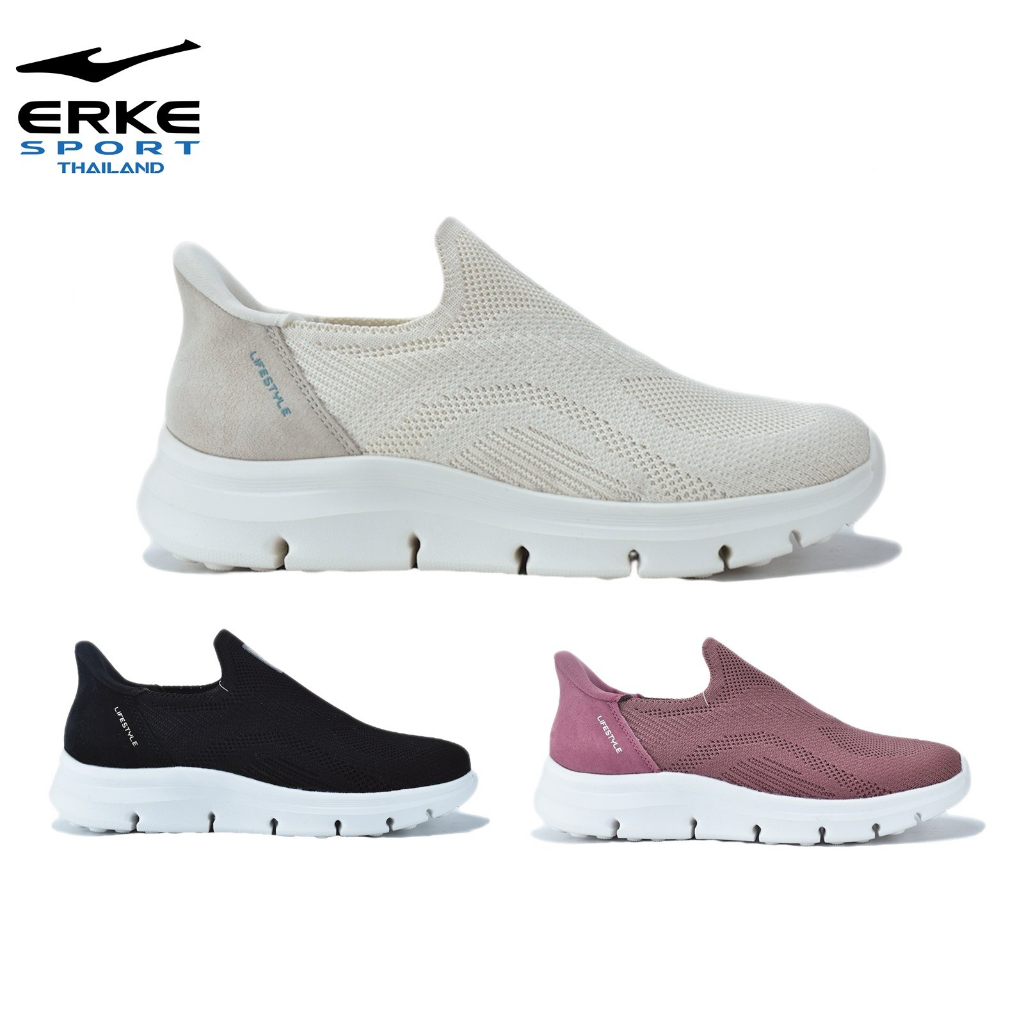 Baoji 1127 Slip-on Walk รองเท้าผ้าใบ ผู้หญิง บาโอจิ แท้