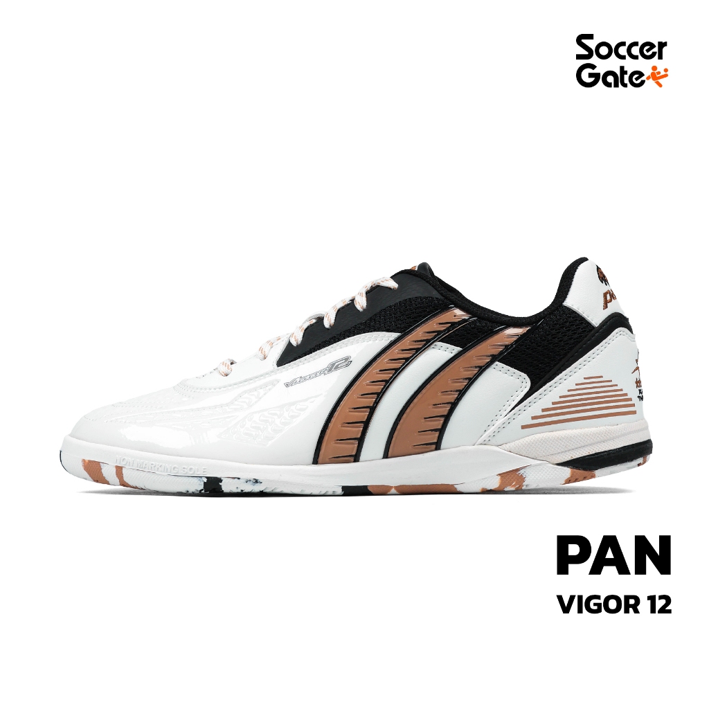 PAN VIGOR XII MICROFIBER รองเท้าฟุตซอลของแท้ [โค้ด SOCC09SEP ลดสูงสุด 500 เมื่อซื้อครบ 3000]