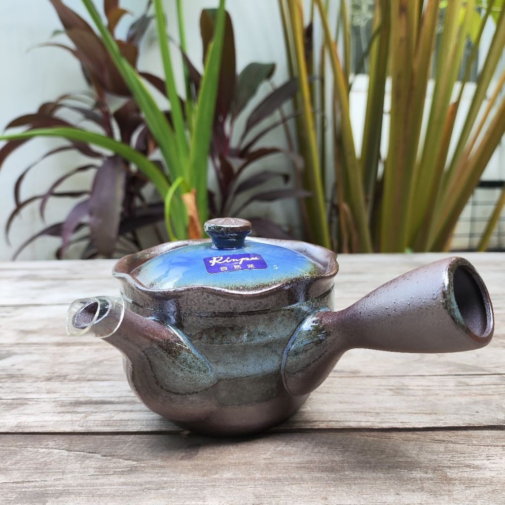 กาน้ำชาญี่ปุ่น Yokkaichi Banko-yaki "Rinpu" Yokote Kyusu