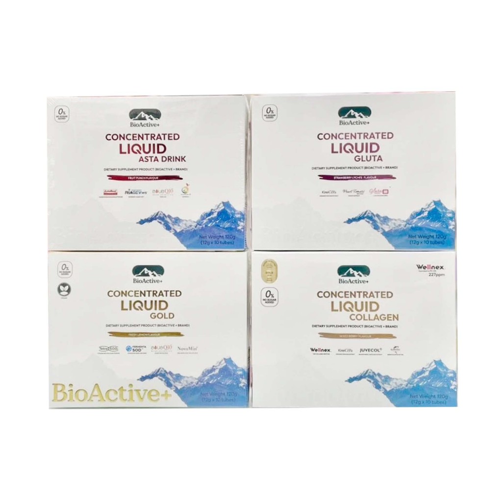BioActive+ Concentrated Liquid Collagen/ Asta ทุกรสชาติ  คอลลาเจนผิวใส
