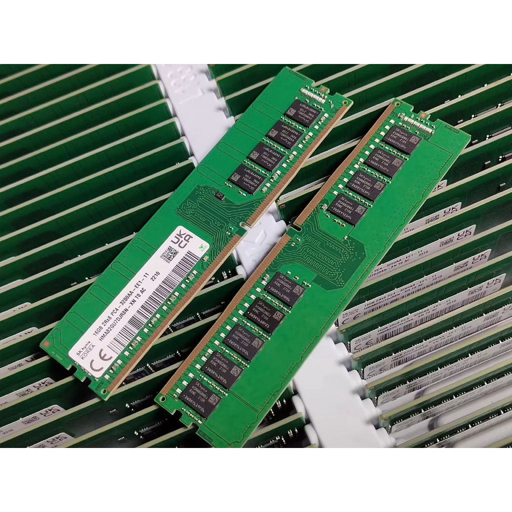SK Hynix 8GB 16GB 32GB 3200MHz DDR4 ECC DIMM RAM PC4-25600 2RX8 1.2V หน่วยความจําเซิร์ฟเวอร์ RAM