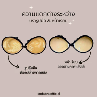 𝐒𝐨𝐝𝐚𝐁𝐫𝐚 บราดูมลูกไม้ หนา 3cm มีสาย2เส้น สามารถถอดสายคาดหลังได้ รหัสN18