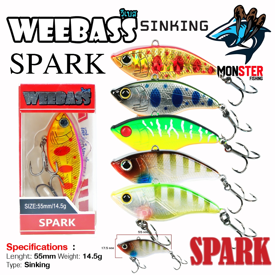 เหยื่อวีแบส รุ่น SPARK SINKING by WEEBASS