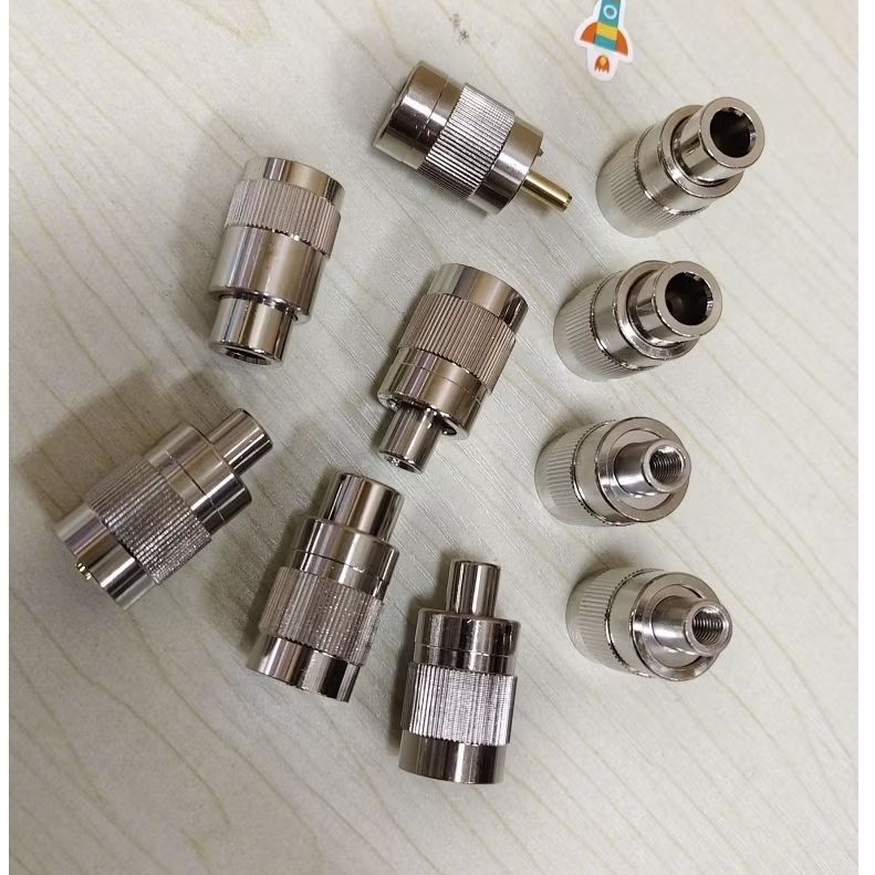 #ขั้วสายสัญญาณวิทยุสื่่อสารขั้วPL259 5DFB ,RG58 ,RG8