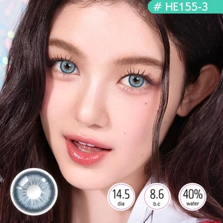 【Buy 5 Get 1 Free】จัดส่งภายใน 24 ชม. (pink / brown / blue / purple) ความชุ่มชื้นสูง (2 เลนส์) DIA14.2mm HE250-7