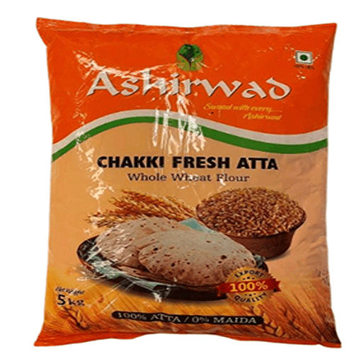 แป้งโฮลวีต Ashirwad Chakki Fresh Atta 5 KG