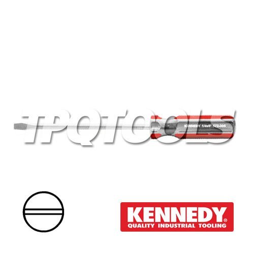 ไขควงปากแบน 6.5มม.STUBBY สำหรับงานช่างทั่วไป KEN572-3020K "KENNEDY" รับประกันสินค้า100%
