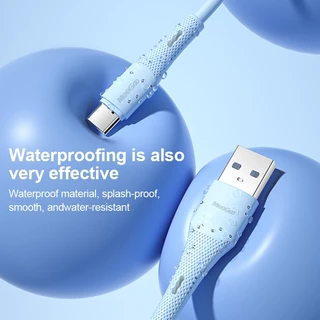MEEGOO สายชาร์จเร็วซิลิโคน สาย typec USB Micro การส่งข้อมูล Fast charging