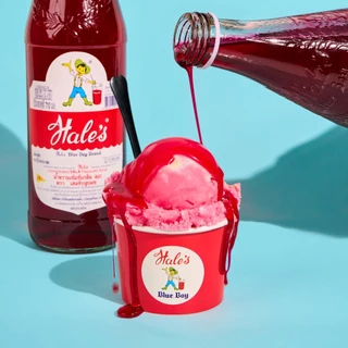ไอศกรีม GussDamnGood เฮลบูลบอย Hale's Blue Boy (Sweet Ice)  (Cup 85g) - น้ำแข็งไส ขมข้นหวาน