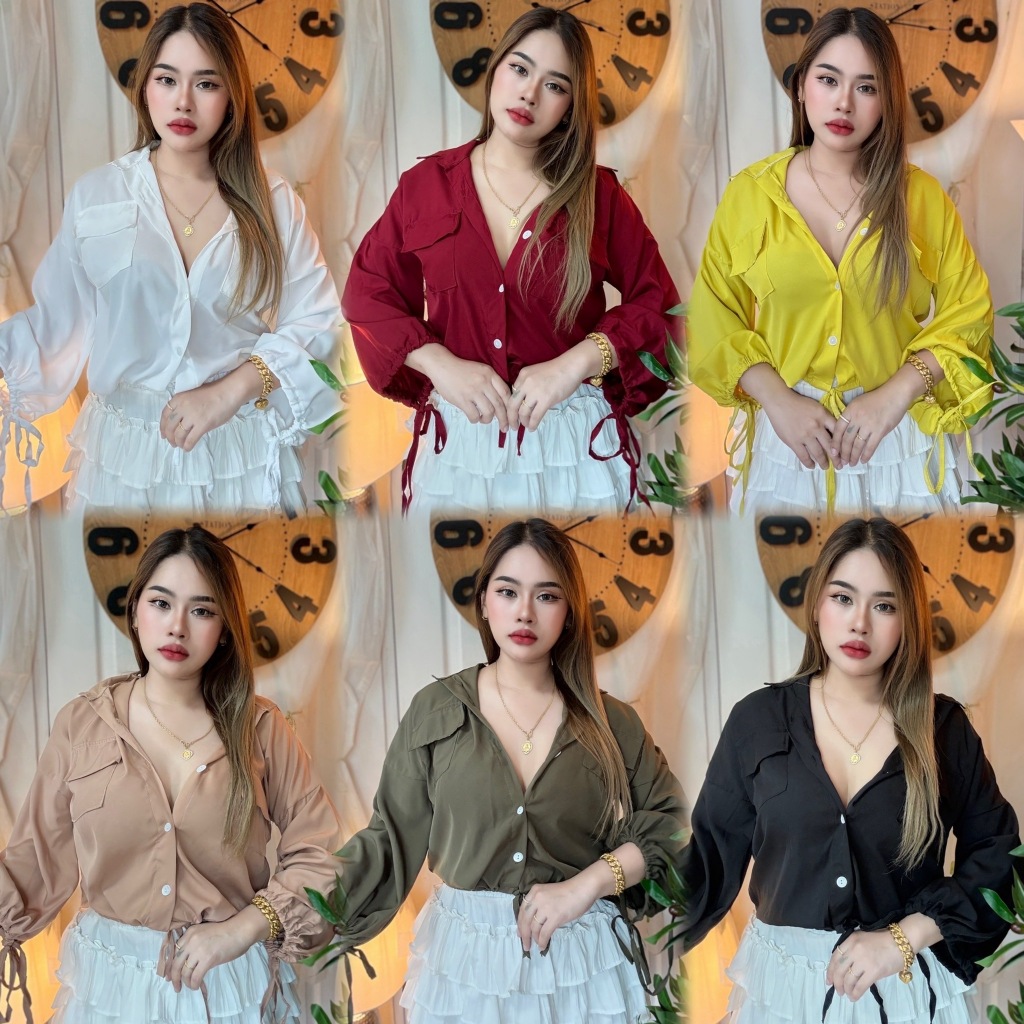 เสื้อผ้าสาวอวบ พร้อมส่ง เสื้อเชิ้ตทรงสวย ใส่ออกทริป ใส่ได้ทุกโอกาส อก36-44หน้าผ้า44เชิ้ต **รุ่น เชิ้ตเดินป่า** - รูปที่ 2