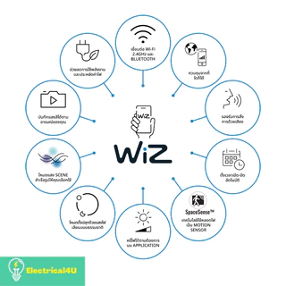 WiZ Portable HERO Lamp โคมไฟตั้งโต๊ะอัจฉริยะ เปลี่ยนสีได้ 16 ล้านสี 9W