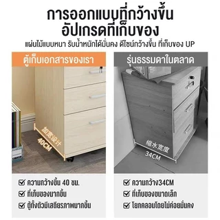 ตู้เก็บเอกสาร มีล้อ ตู้ทรงเตี้ย ตู้เก็บเครื่องมือโลหะ ลิ้นชักมีกุญแจล็อค