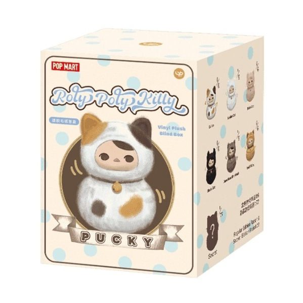 💖[ พร้อมส่งแบบจุ่ม]💖 POPMART - Pucky roly-poly kitty
