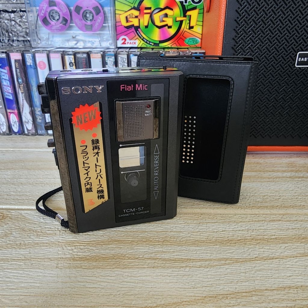 (เครื่องเล่นเทปคาสเซ็ท) มือ2จากญี่ปุ่น Sony Tcm-57  ระบบ Mono