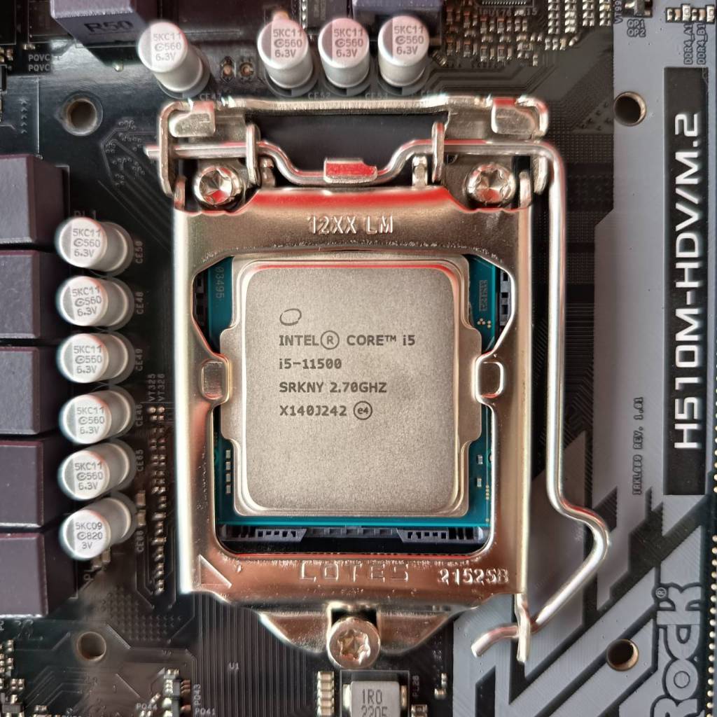 CPU + M/B Core i5-11500 2.70Ghz + M/B Asrock H510M-HDV / M.2 (1200) ประกัน 2 เดือน