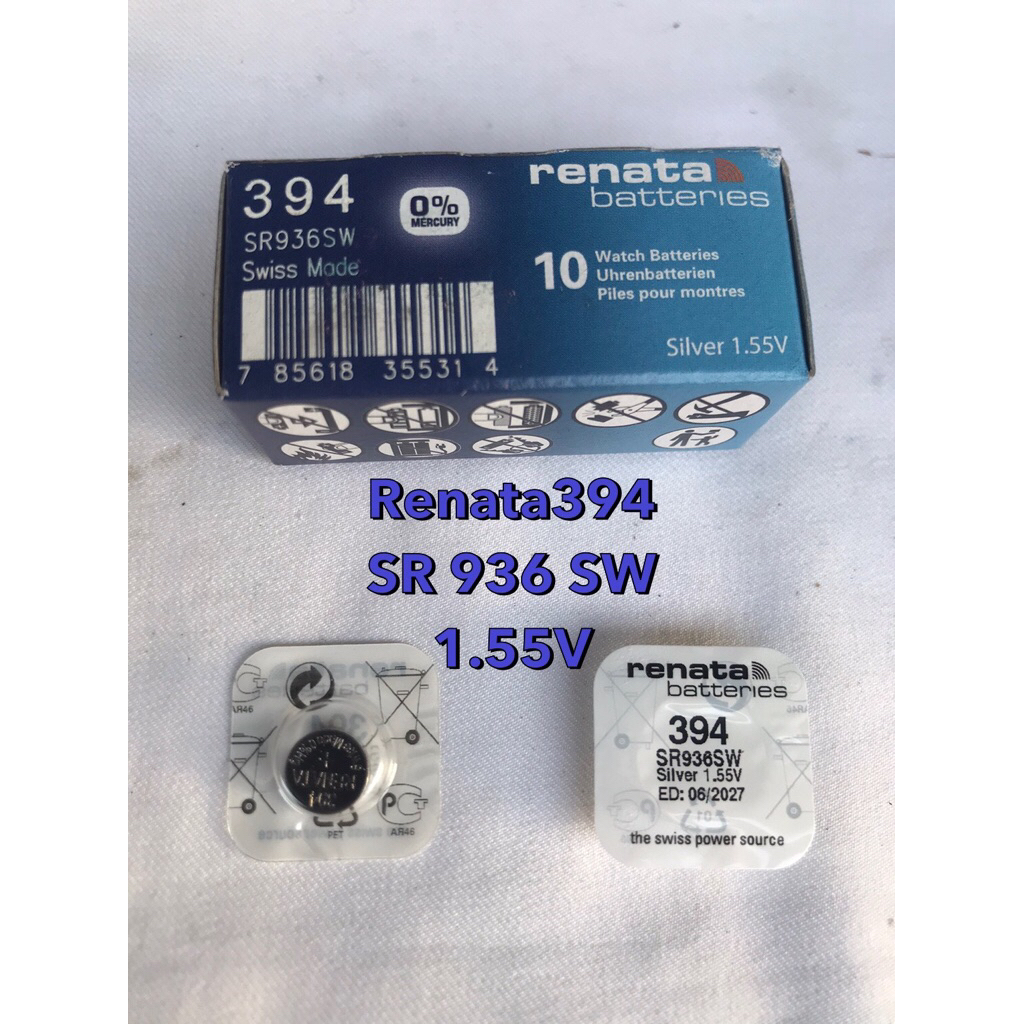 ถ่านกระดุม Renata 394 / SR 936 SW
