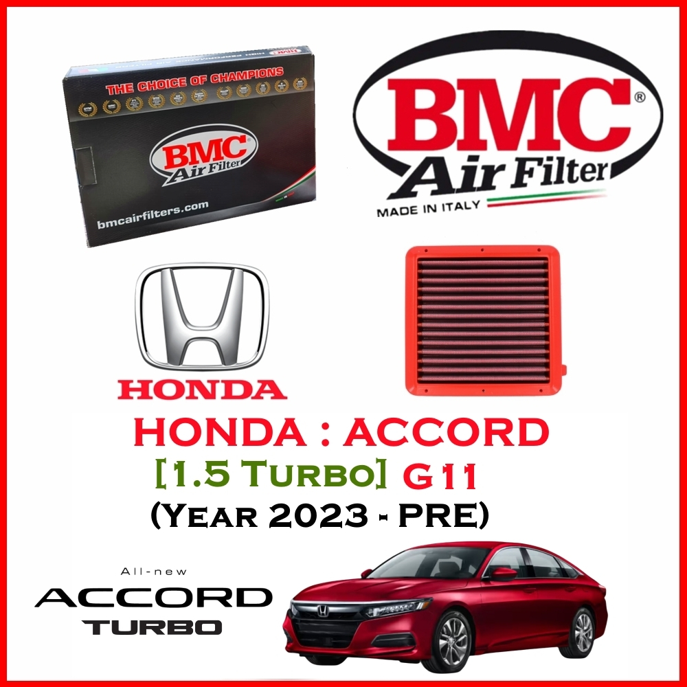 BMC Airfilters® (ITALY) Air Filters กรองอากาศแต่ง Honda: Accord G11 1.5 Turbo เทอร์โบ (2023-Pre)