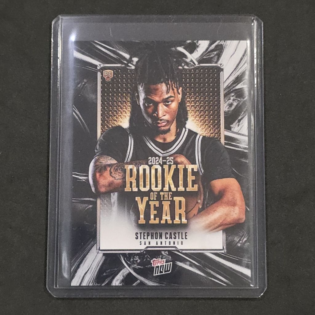 การ์ด Topps​ Now​ Stephon Castle Rookie of The Year 1ใบ