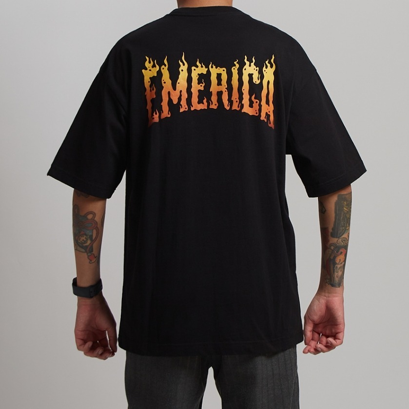 EMERICA เสื้อยืด GAS CAN FLAME LOGO