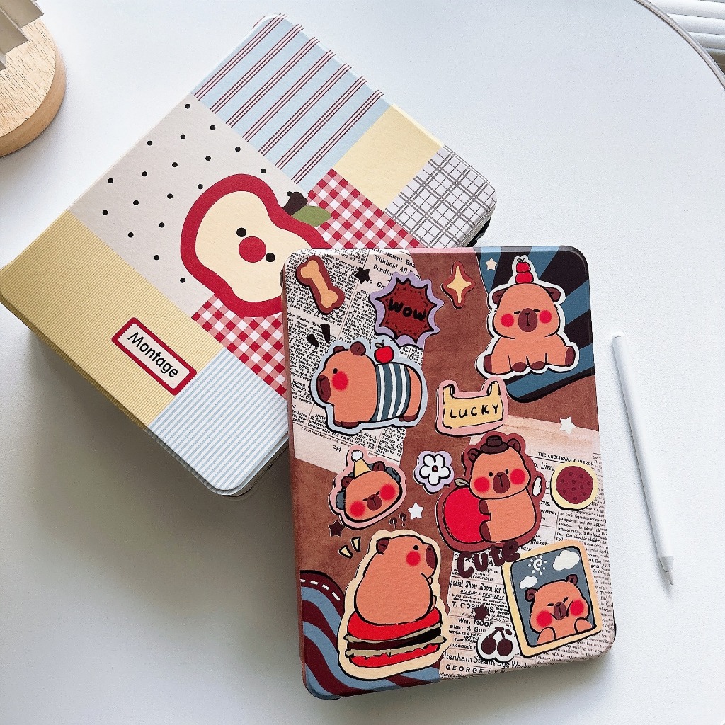 เคส สำหรับ ไอเเพท เคสตั้งได้ ใส่ปากกา รุ่นipad mini4/5 air1 air2 air3 air4 air5 air6 air7 gen5 gen6 gen7 gen8 gen9 gen10 - รูปที่ 2