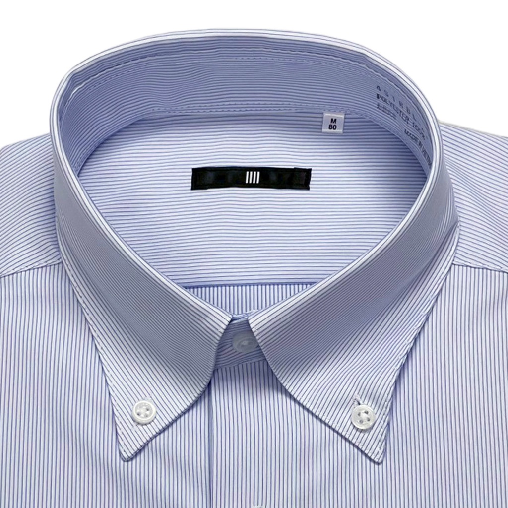 SUIT SELECT 4S Non-iron Shirt (Blue) เสื้อเชิ้ตสีฟ้าลายทาง ซักเครื่องได้ ไม่ต้องรีด รุ่น 4STRBL-2504 — صورة 2