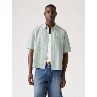 เสื้อเชิ้ต Levi's® Men's Short-Sleeve Zandt Cropped Shirt