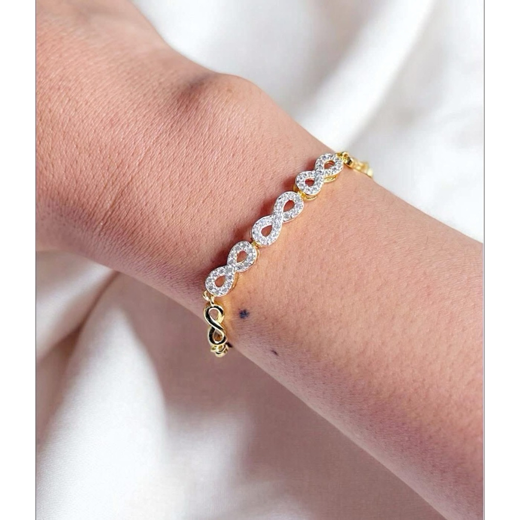 สร้อยข้อมือinfinityเลเซอร์ทอง