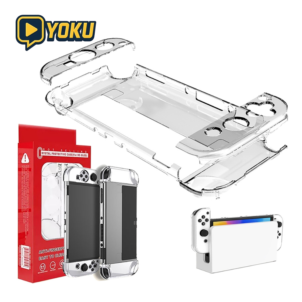 เคสใสกันกระแทก Nintendo Switch2 / Switch OLED / Switch V1 V2เคสแข็ง PC ใส Crystal Clear | บางเบา | ป้องกันรอบด้าน