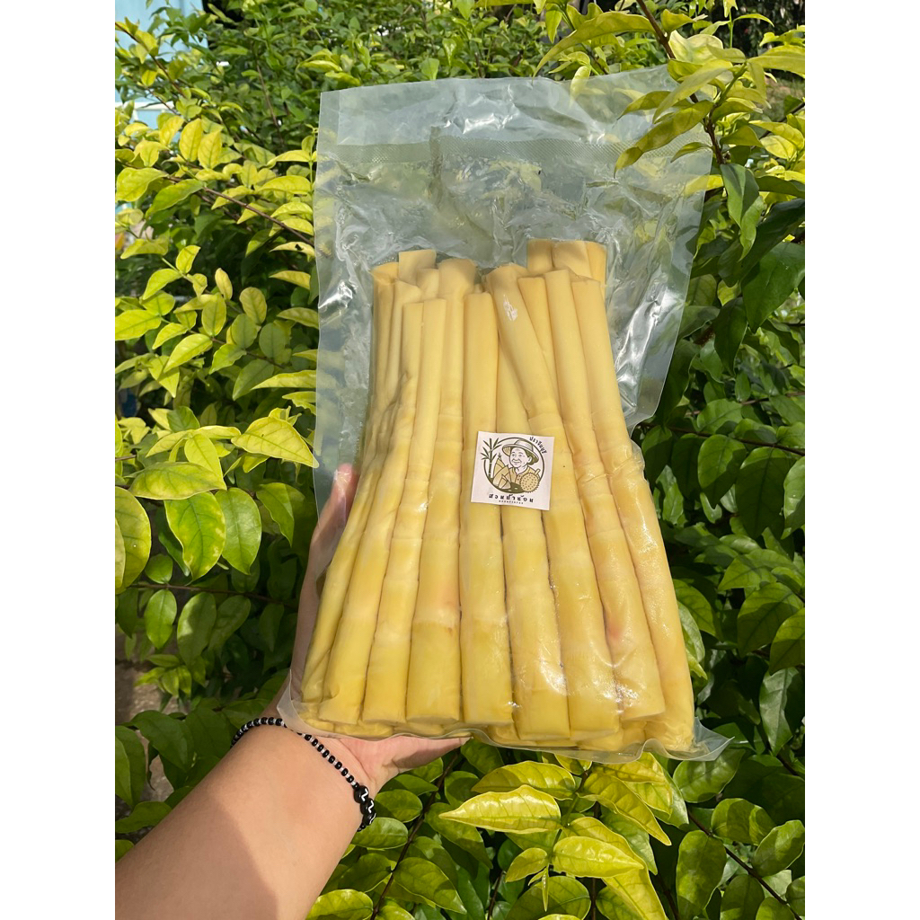 ☘️หน่อไม้ไผ่หวานหน่อเล็กๆ 1 kg แพคสูญญากาศ (1kgมี15หน่อขึ้นไปทุกแพค)
