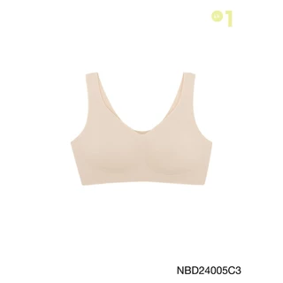 Sabina เสื้อชั้นใน (Set 4 ชิ้น) [Online Exclusive] Perfect Bra Level 1 ไร้ตะเข็บ ไร้โครง รหัส NBD24005C3 - สีเนื้อเข้ม