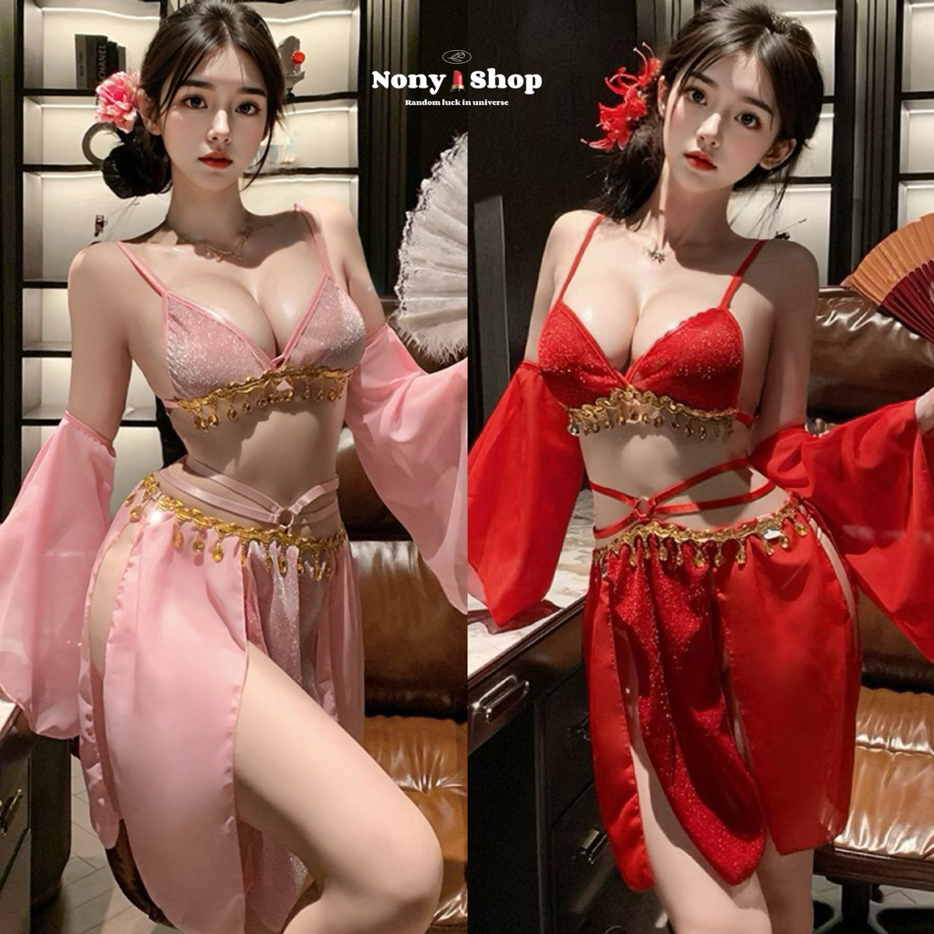 ชุดจีนเซ็กซี่ ชุดตรุษจีน กี่เพ้า ชุดนอนเซ็กซี่ JJ845 (OF) เกรดพรีเมี่ยมแท้