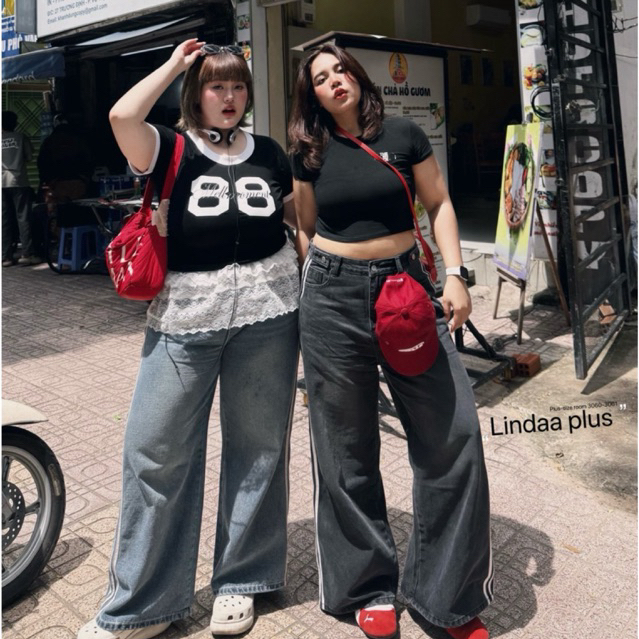 Chubby Supi - ✨BUGGY JEANS ✨ รุ่นแถบข้าง (lin)