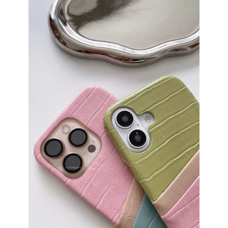 (มี16)พร้อมส่งในไทย⭐️ 5โทนสี PC072 เคสหนังใส่บัตร 2ชั้น สีทรีโทน เคสไอโฟน เคสใส่บัตร สำหรับ iPHONE i11-16Promax