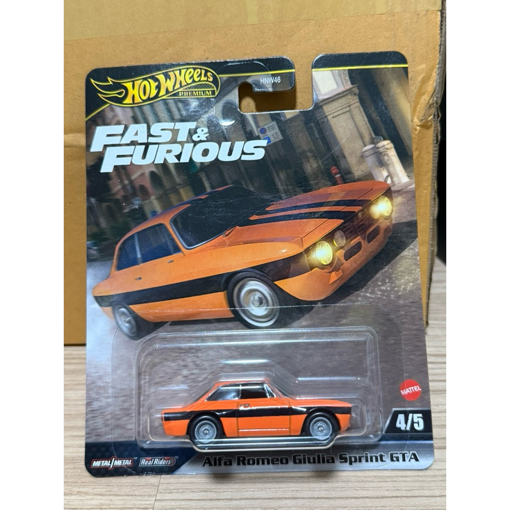 HOT WHEELS PREMIUM ALFA ROMEO GIULIA SPRINT GTA