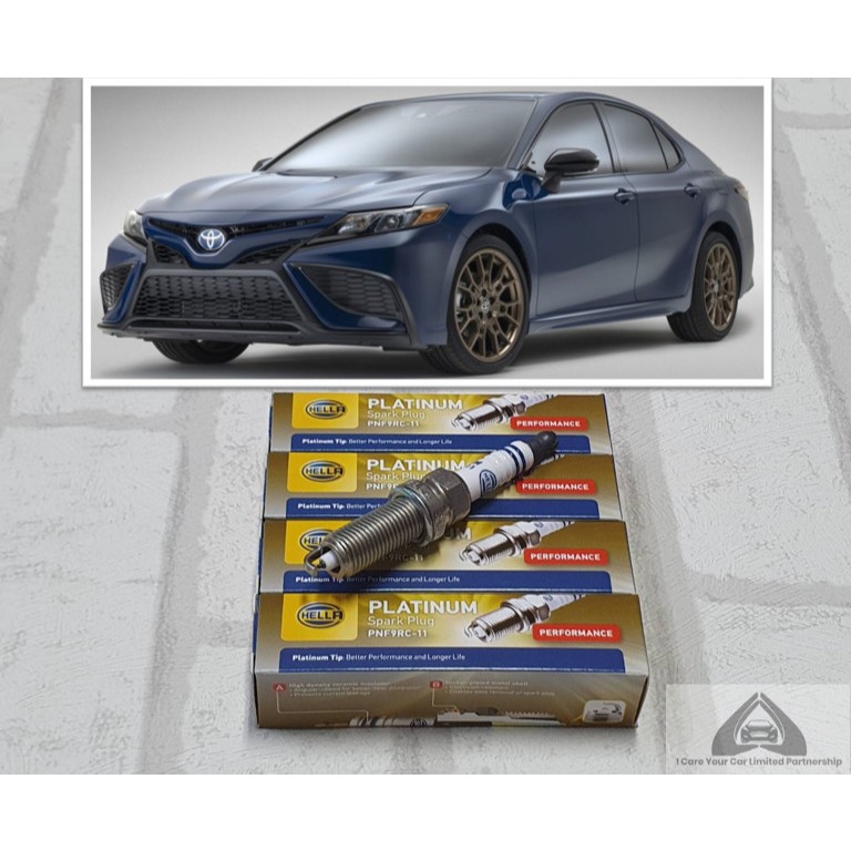 หัวเทียน Toyota Camry ACV70 / XV70 ( ตั้งแต่ 2018 - )  ชุด 4 หัว ชนิดแพลทตินัม ระยะการใช้งาน 60000 กม : Hella