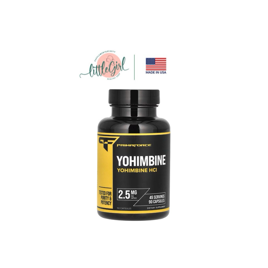 (New Packaging)  Fat Loss , Primaforce, Yohimbine HCl, 2.5 mg, 90