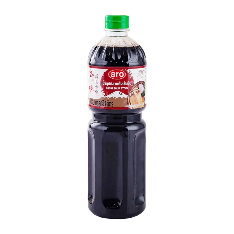 aro เอโร่ น้ำซุปปลาแห้งเข้มข้น 1 ล.  มีจัดส่ง express delivery ได้รับของภายในวัน